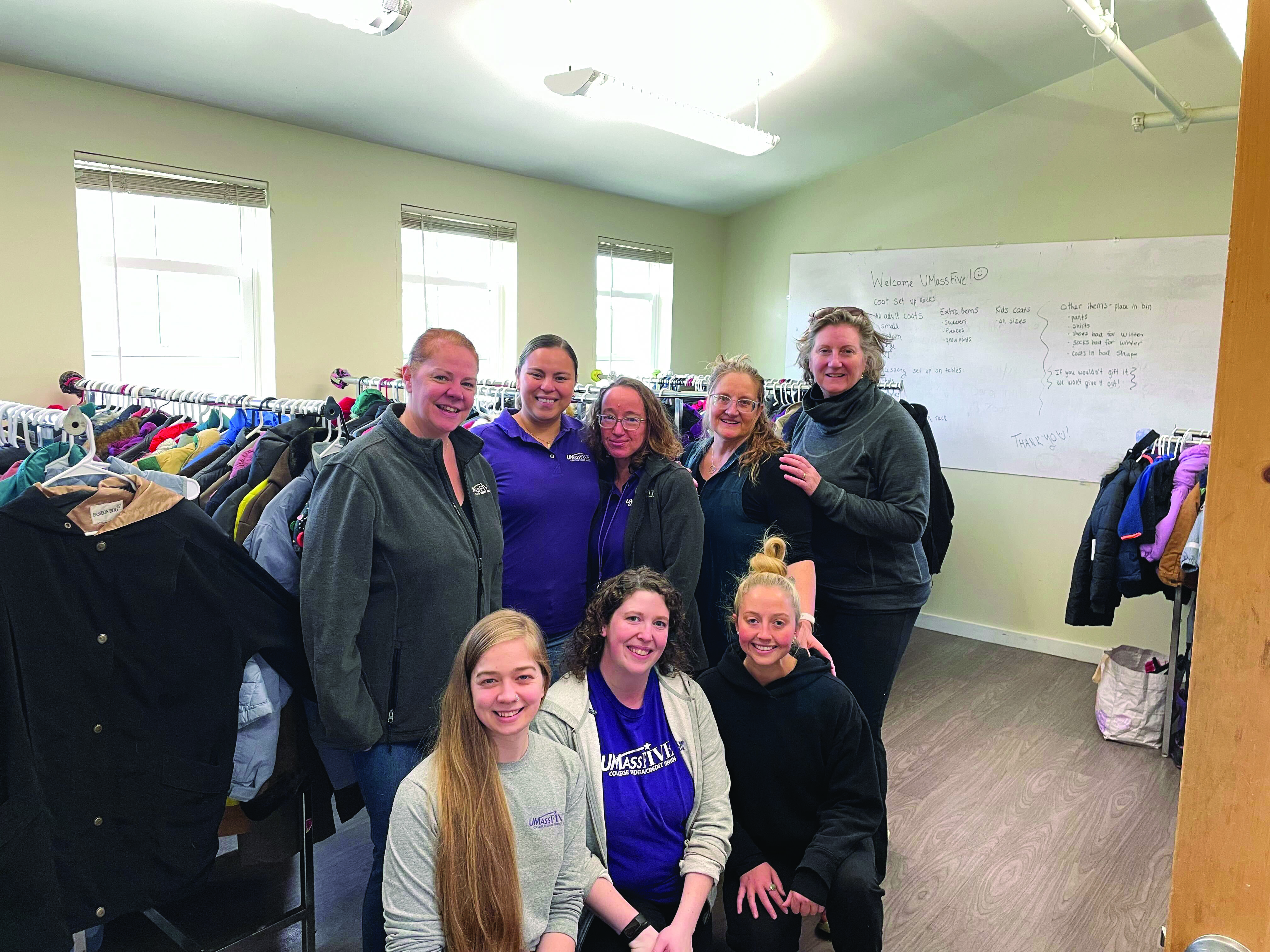 UMassFive Employees at the Amherst Survival Center