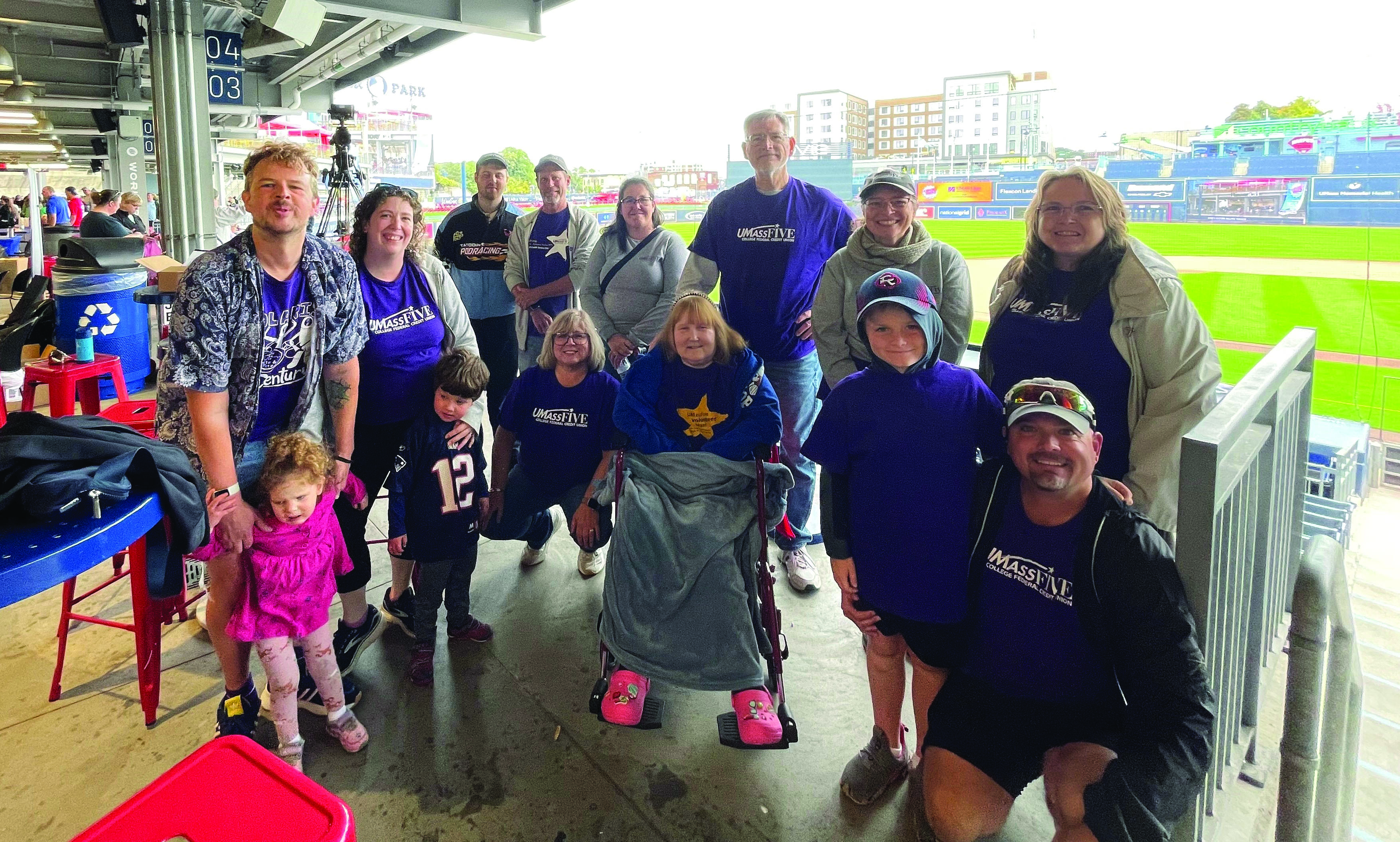 Team UMassFive at the 2024 Cancer Walk
